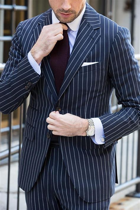 chanel pinstripe power suit